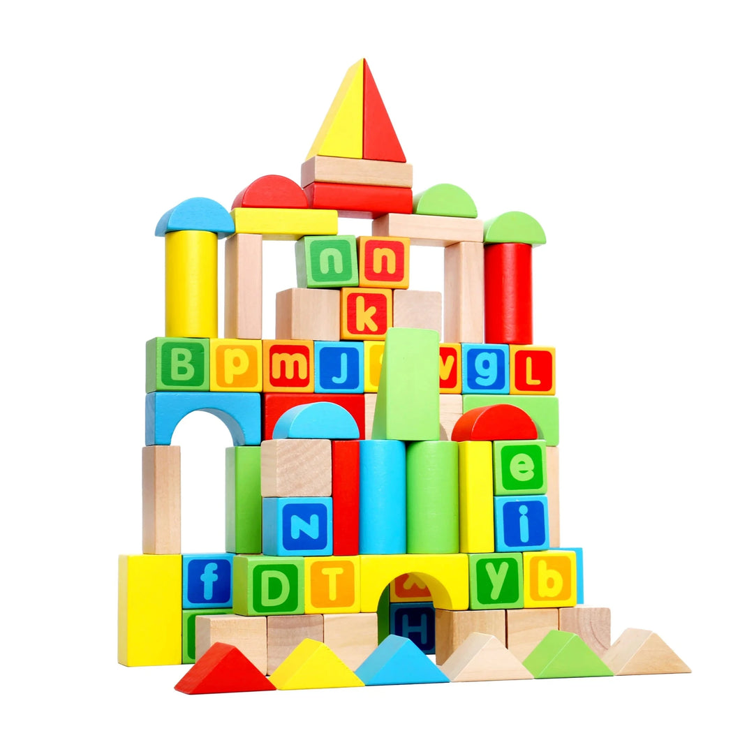 80 Piece Wooden Block Set