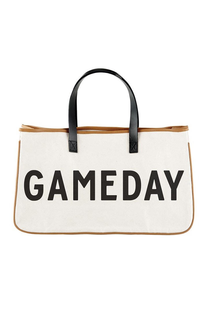 Game Day Canvas Tote