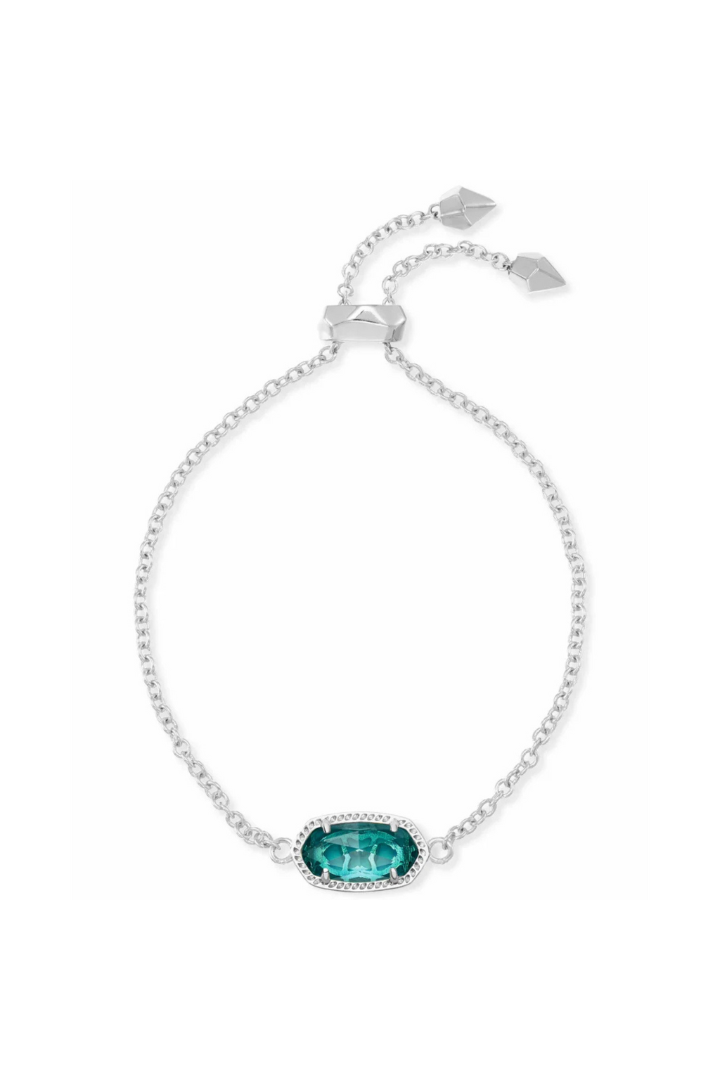Kendra Scott Elaina Bracelet - Rhodium London Blue