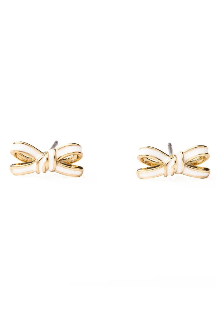 Luxe Bow Stud Earrings