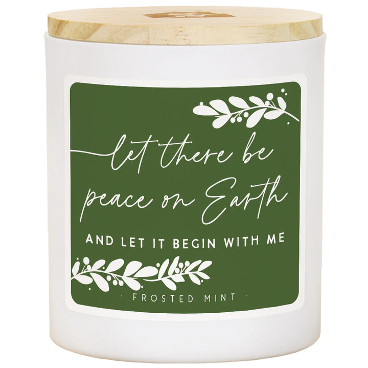 Holiday Phrase Candle