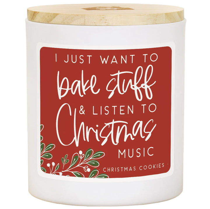 Holiday Phrase Candle