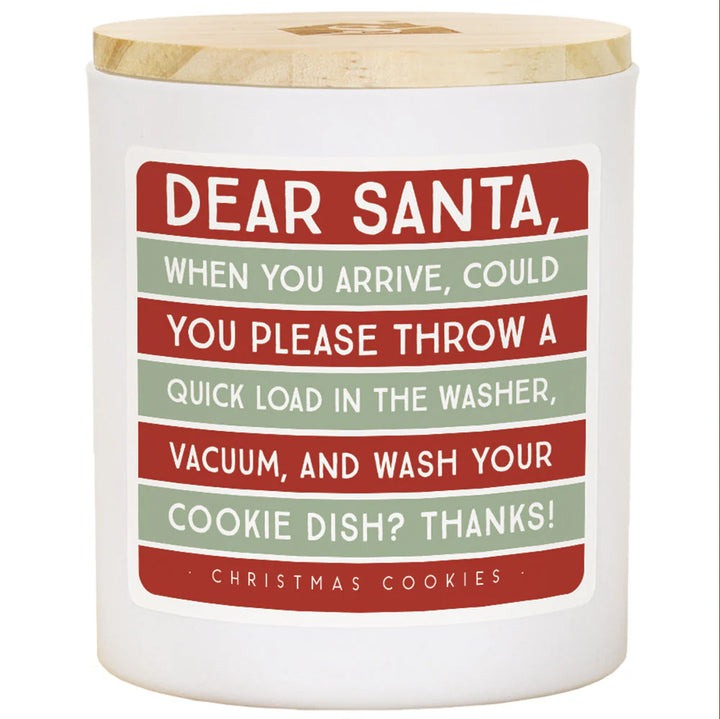 Holiday Phrase Candle