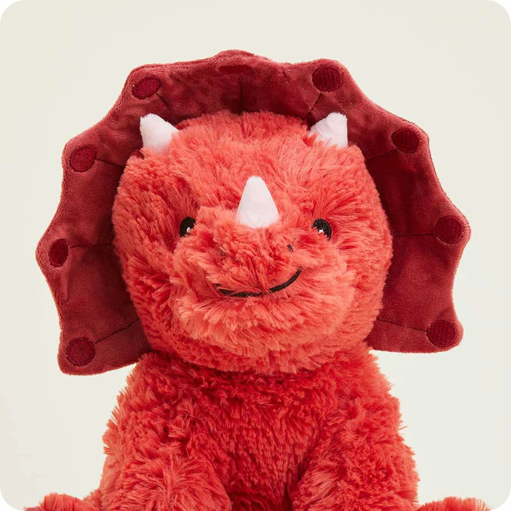 Warmies Red Triceratops Stuffed Animal