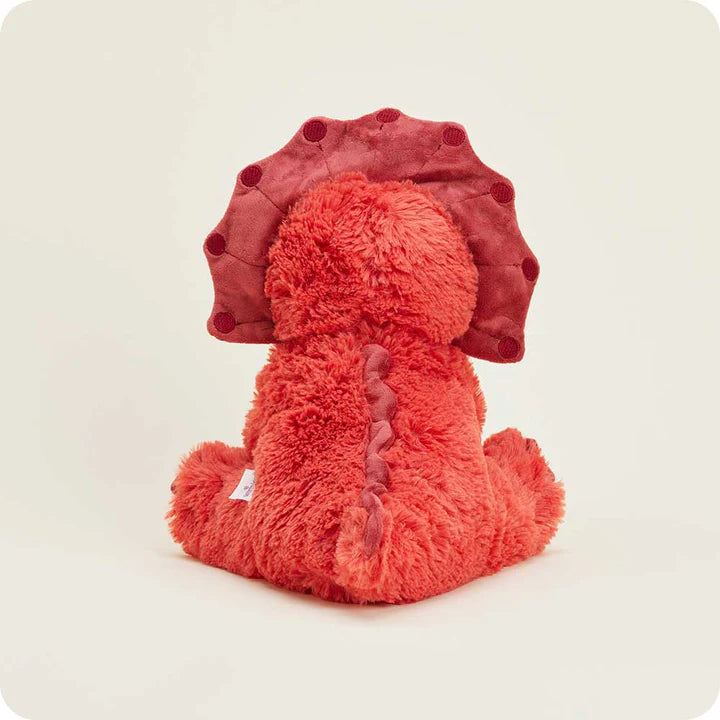 Warmies Red Triceratops Stuffed Animal