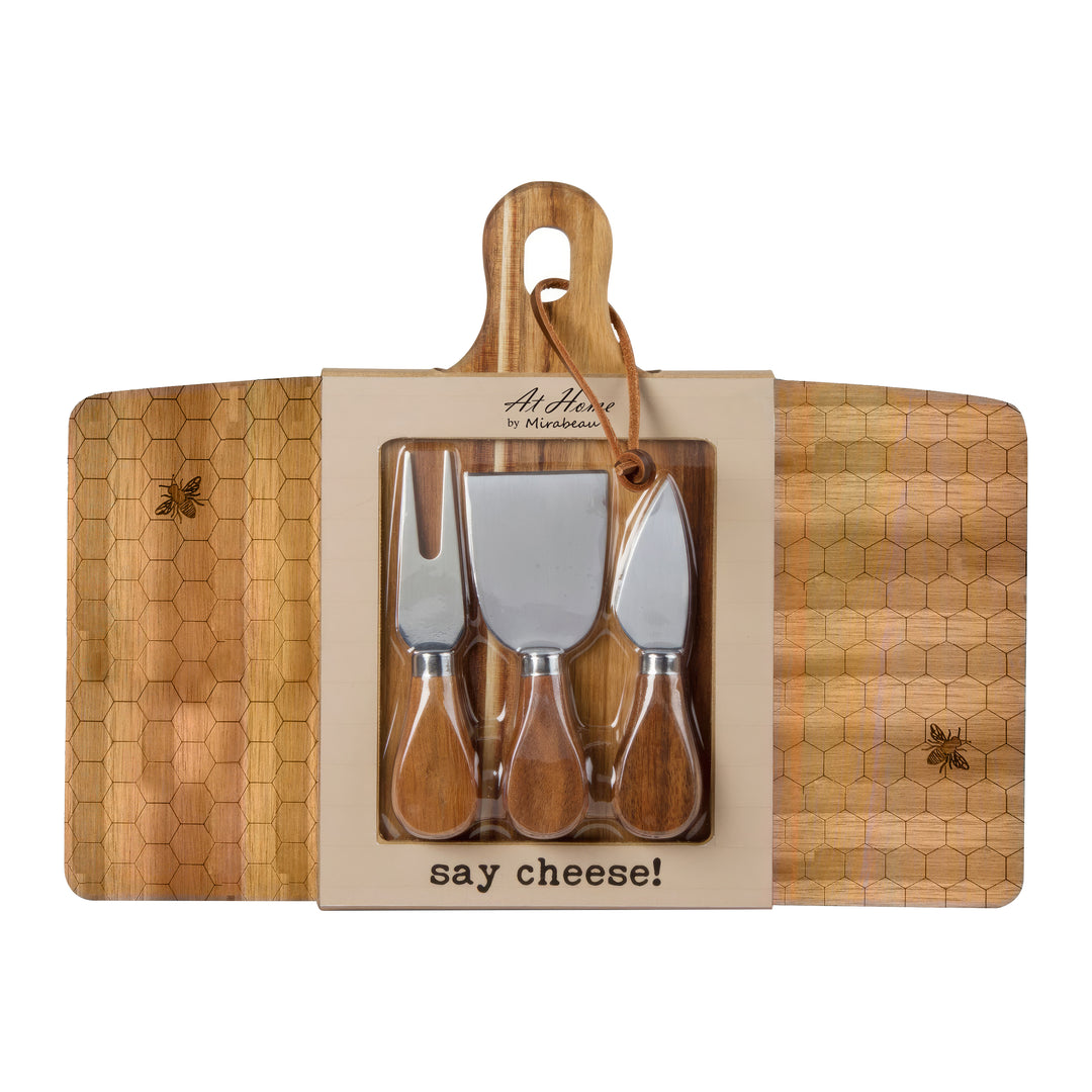 Beehive Charcuterie Board & Utensils Set