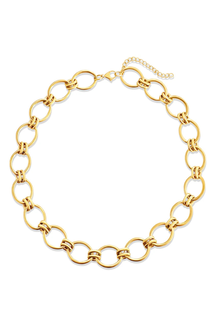 Ellie Vail Ruby Oval Chain Necklace