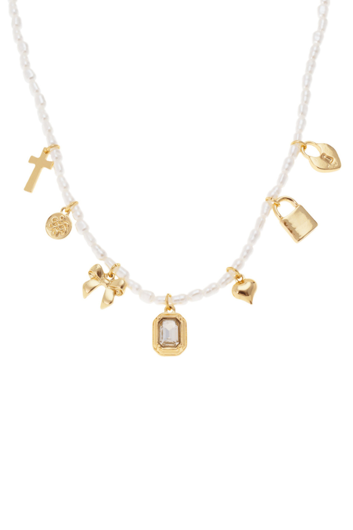 Pearl Charm Necklace