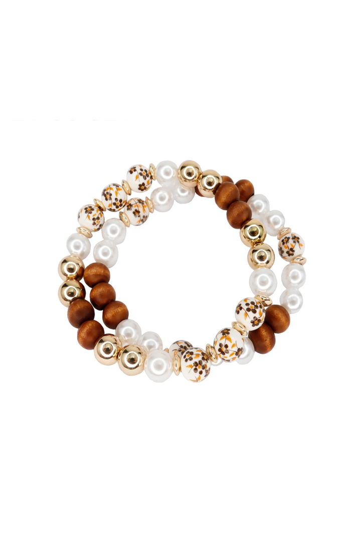Beaded Pearl Bracelet