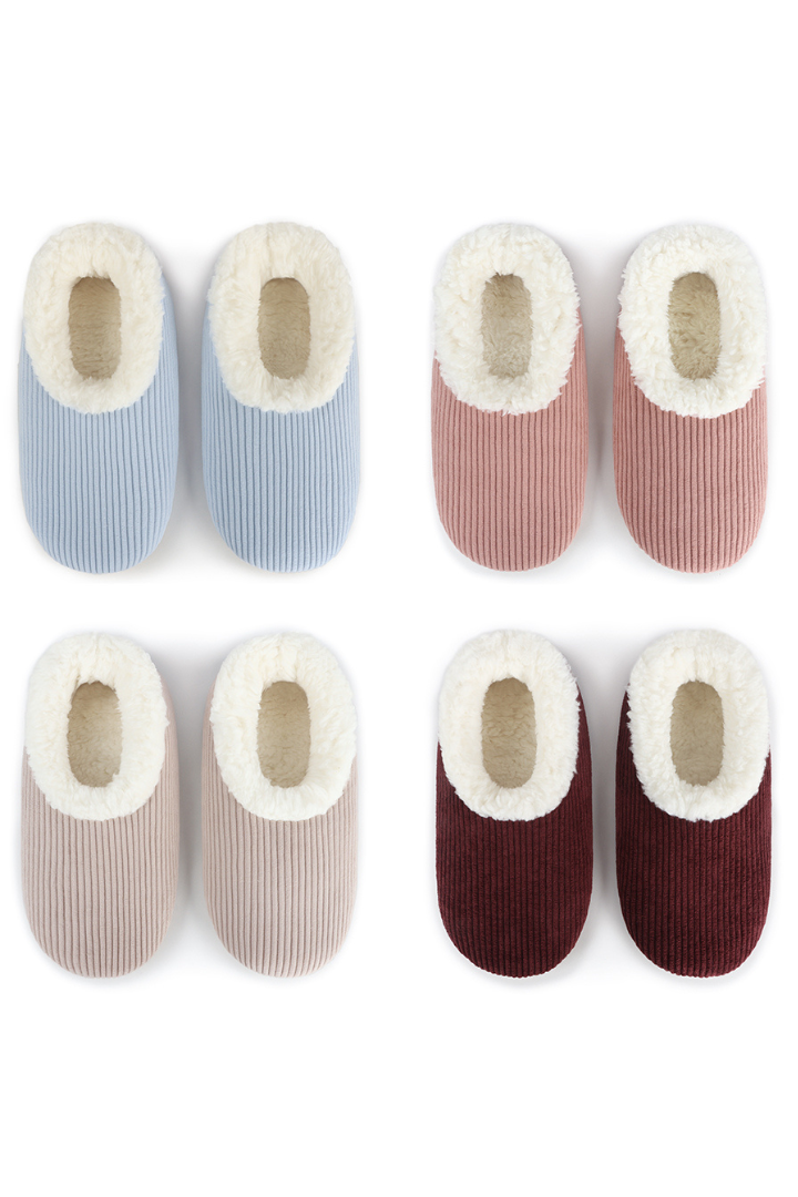 Snoozies Warm And Cozy Slippers