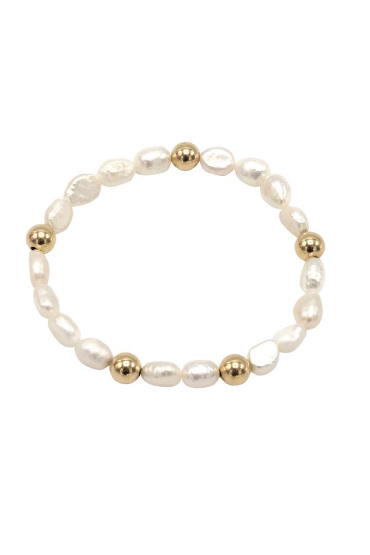 Erin Gray Baroque Pearl Statement Bracelet