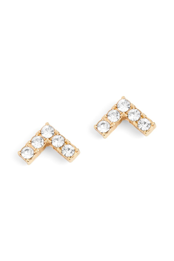 Encrusted Arrow Earrings