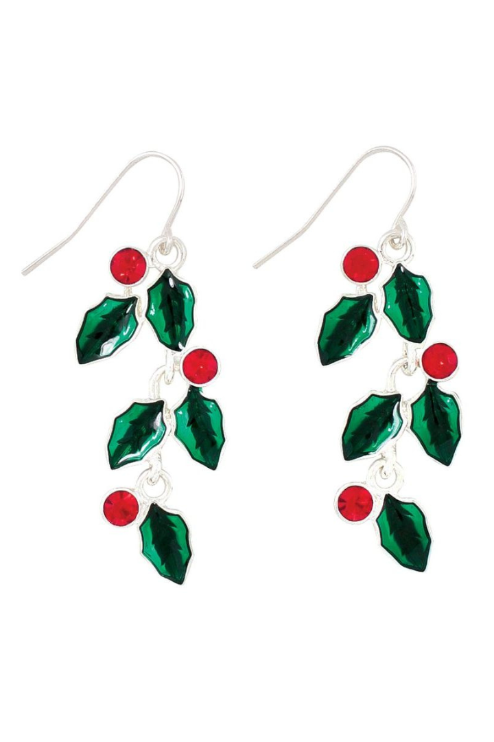 Holly Berry Earrings
