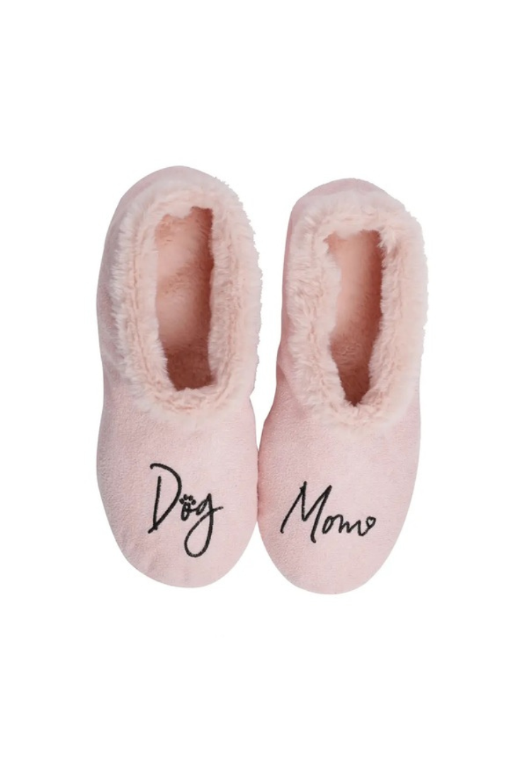 Pink Dog Mom Slippers