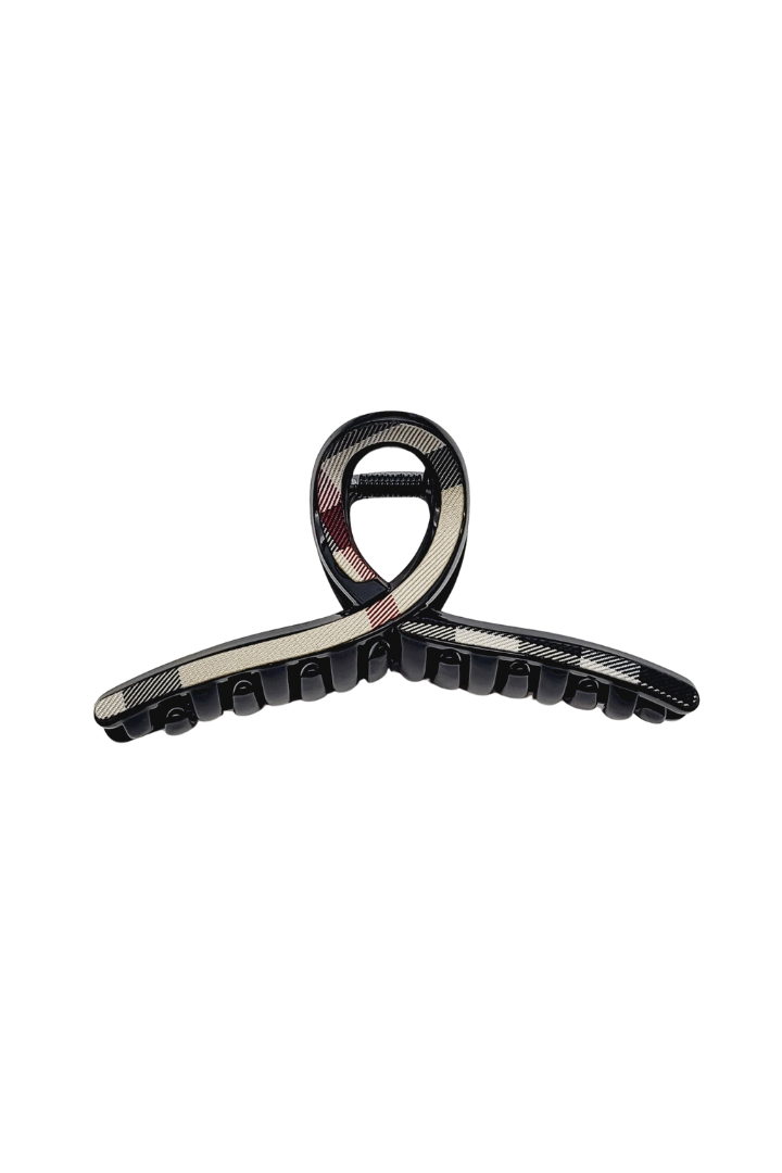 Plaid Claw Clip