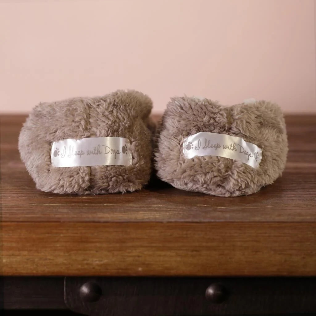 I Sleep With Dogs Slippers