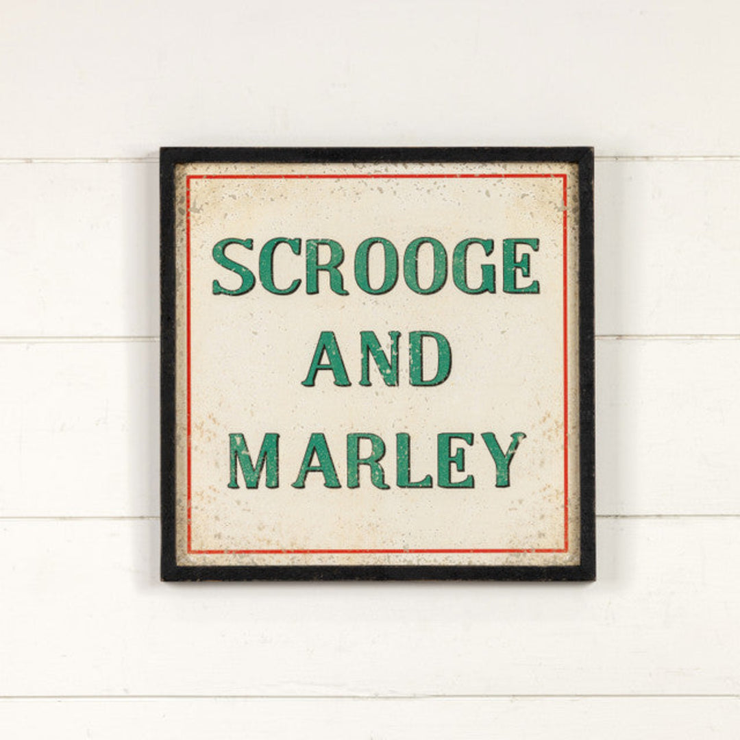 Scrooge & Marley Vintage Sign