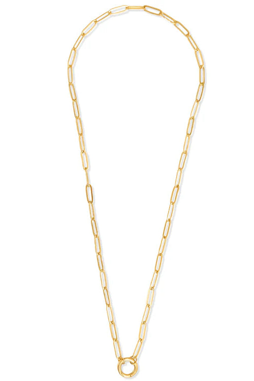 Ellie Vail Margaret Paper Clip Push Clasp Necklace