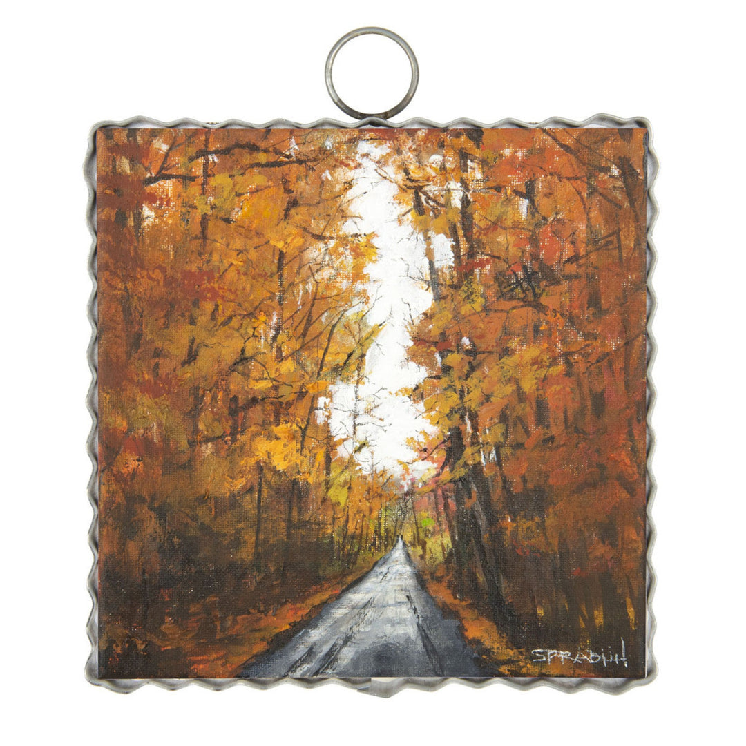 Fall Back Road Mini Print