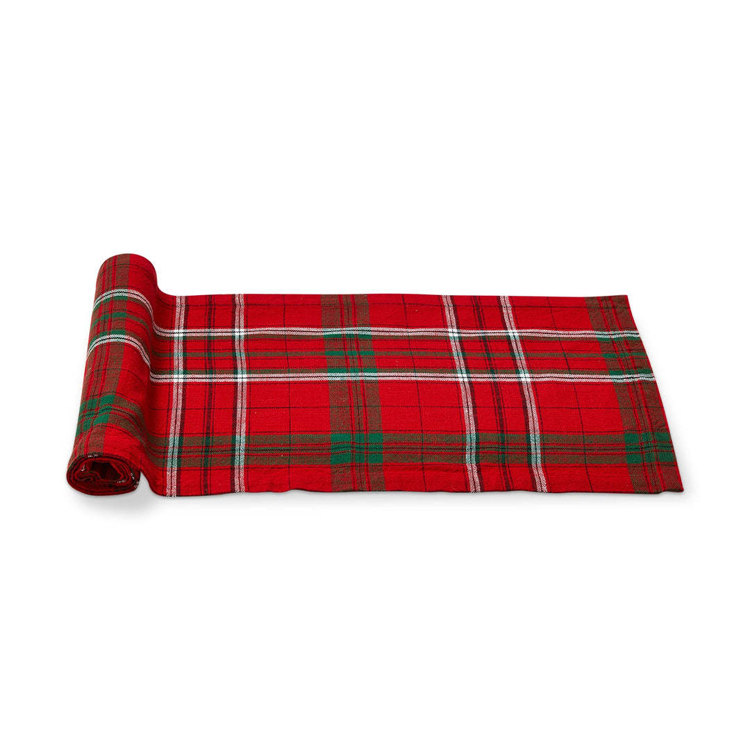 Sleigh Ride Plaid Table Runner