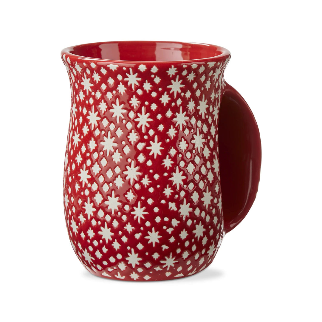 Red Twinkle Handwarmer Mug