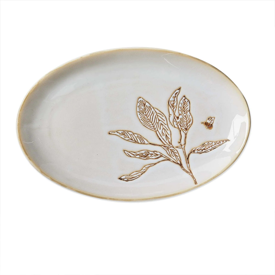 Lavender & Honey Oval Platter