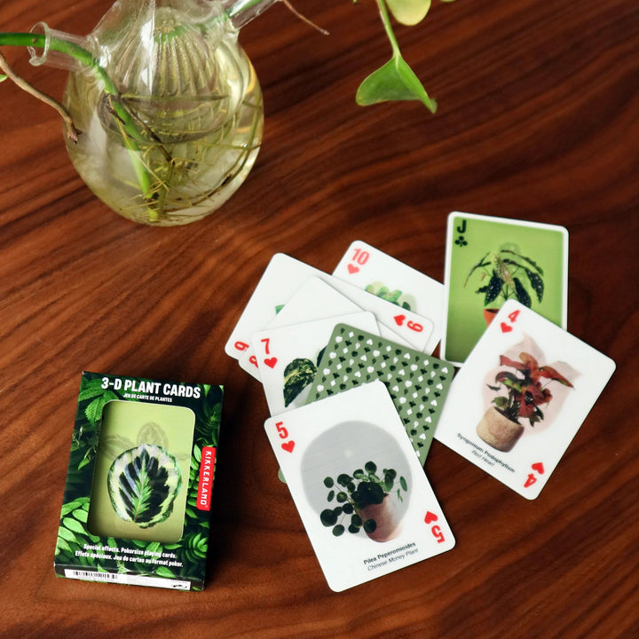 3D Plant Playing Cards