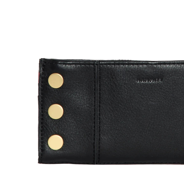 Hammitt 110 North - Black / Brushed Gold Red Zip