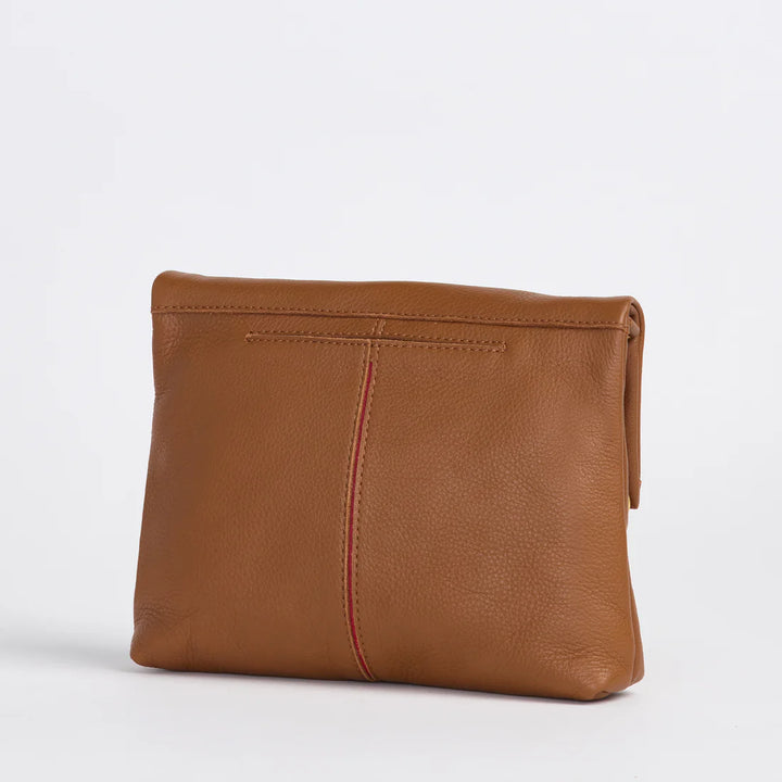 Hammitt Vip Med - Mahogany/Brushed Gold Red Zip