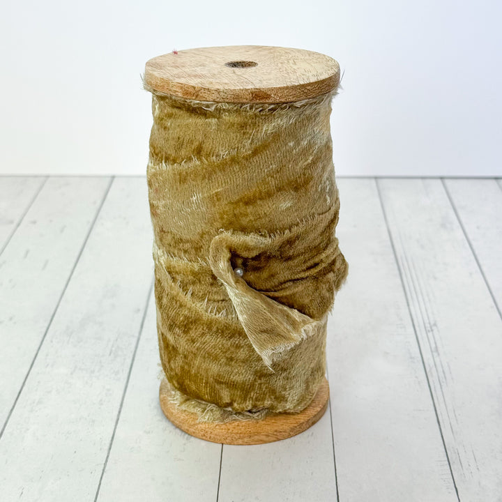 Luxe Wide Fringed Velvet Ribbon