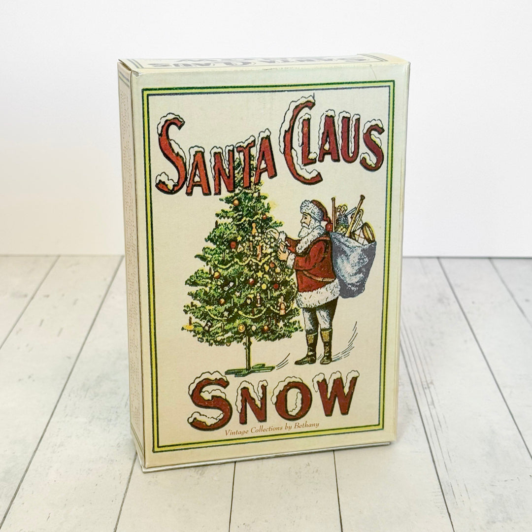 Vintage Santa Claus Boxed Snow