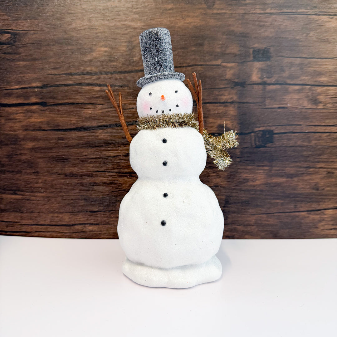 In The Wind Retro Snowman