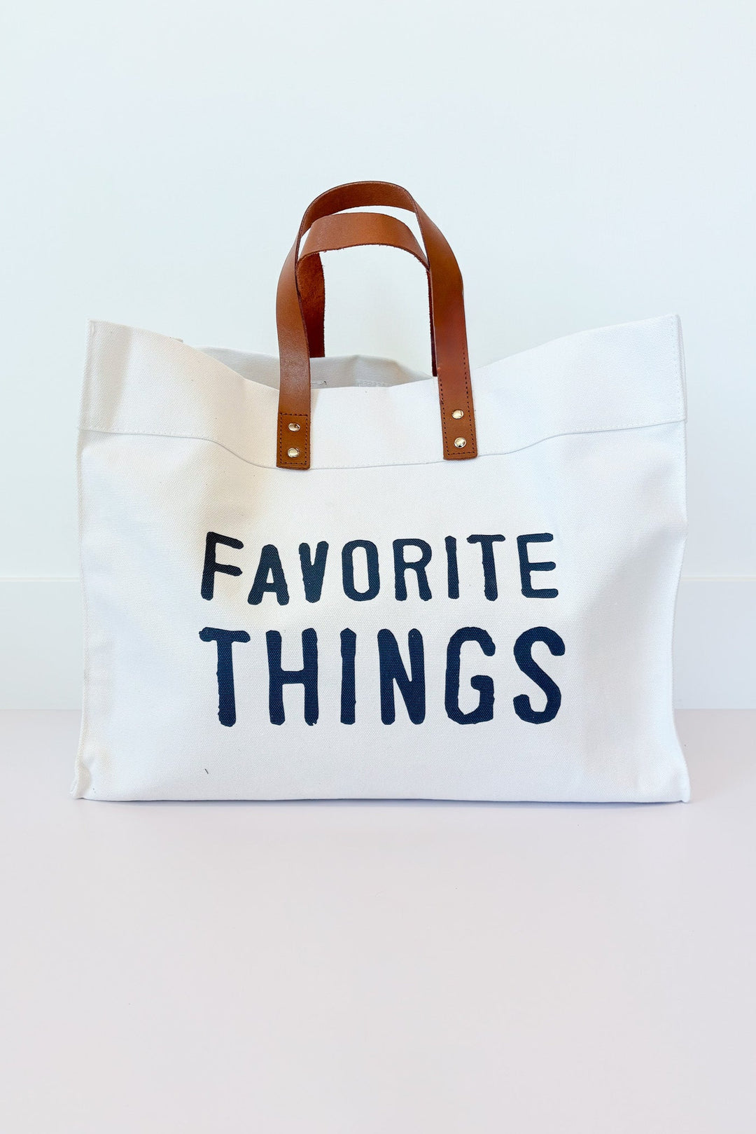 Favorite Things Canvas Tote