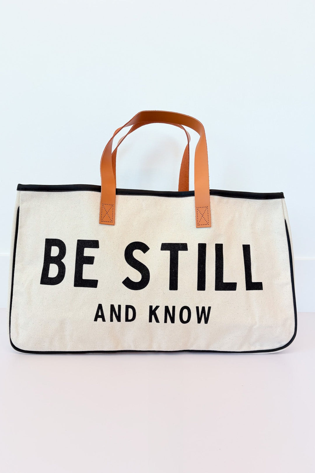 Be Still And Know Canvas Tote