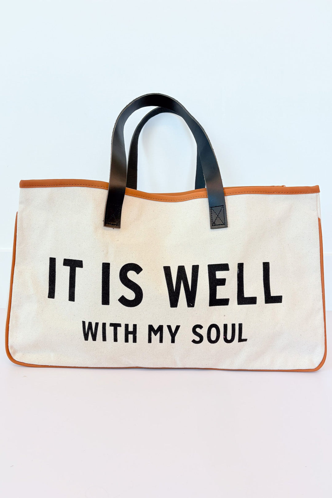 It Is Well Canvas Tote