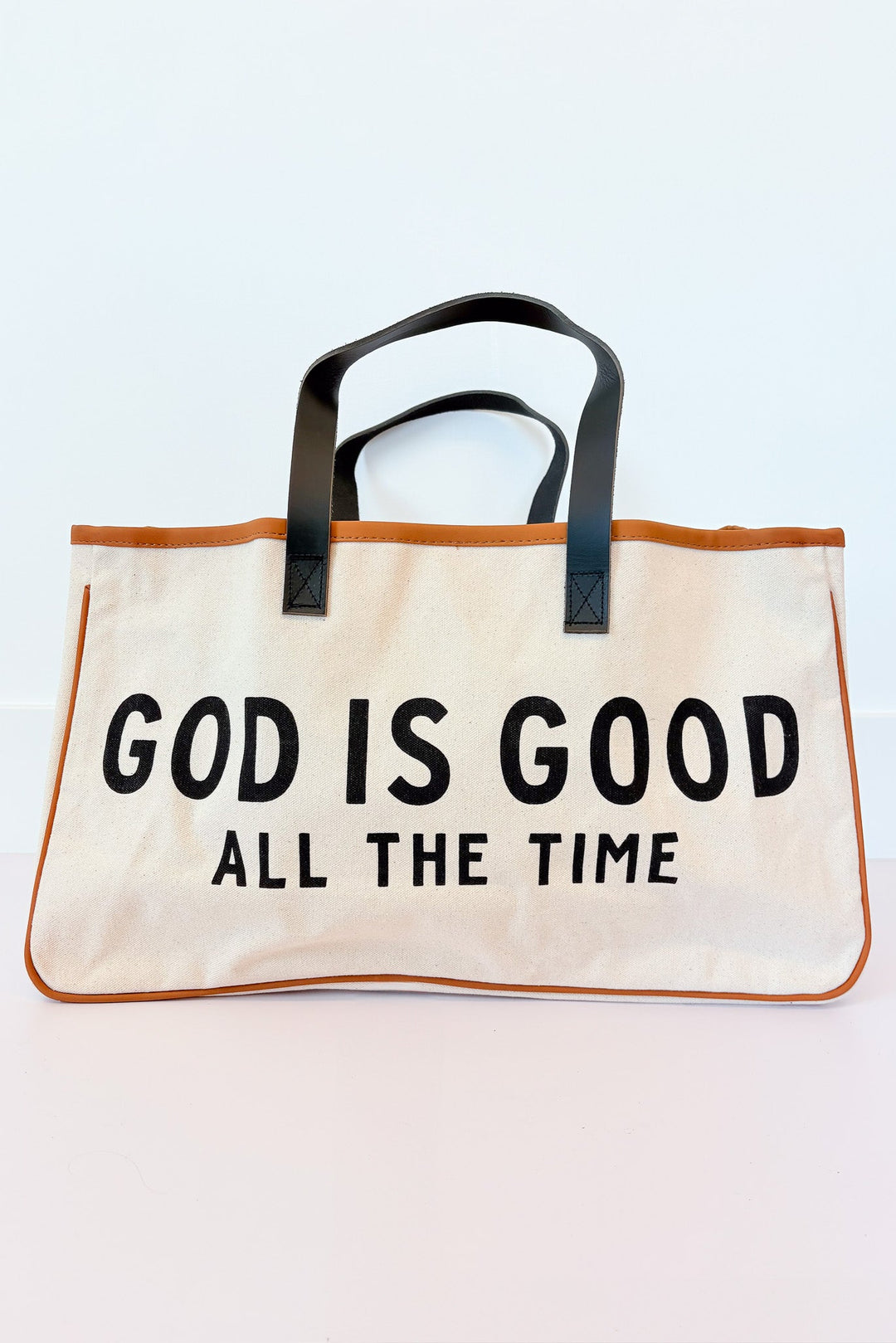God Is Good Canvas Tote