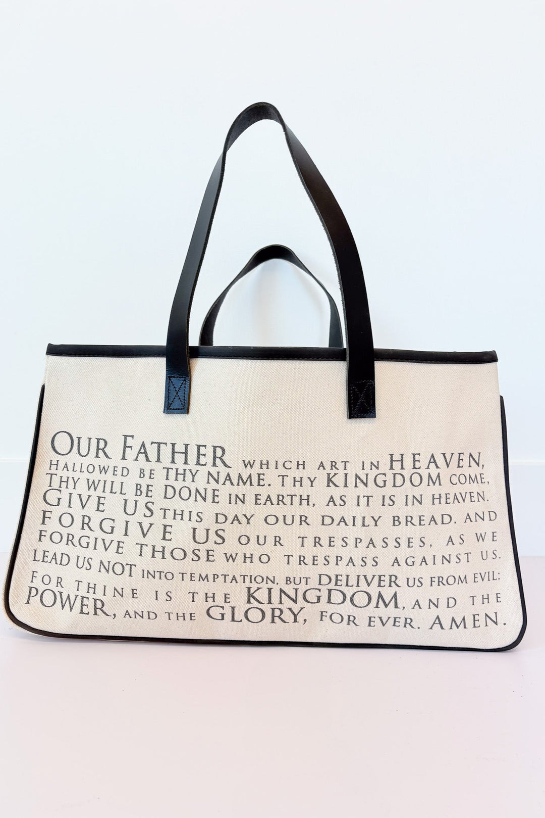 Our Father Canvas Tote