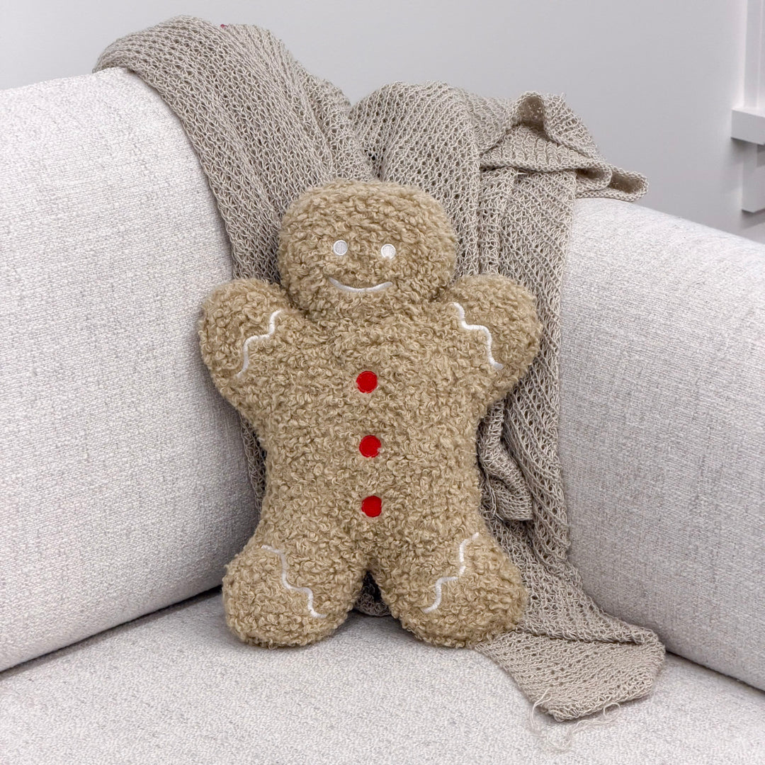 Gingerbread Teddy Pillow