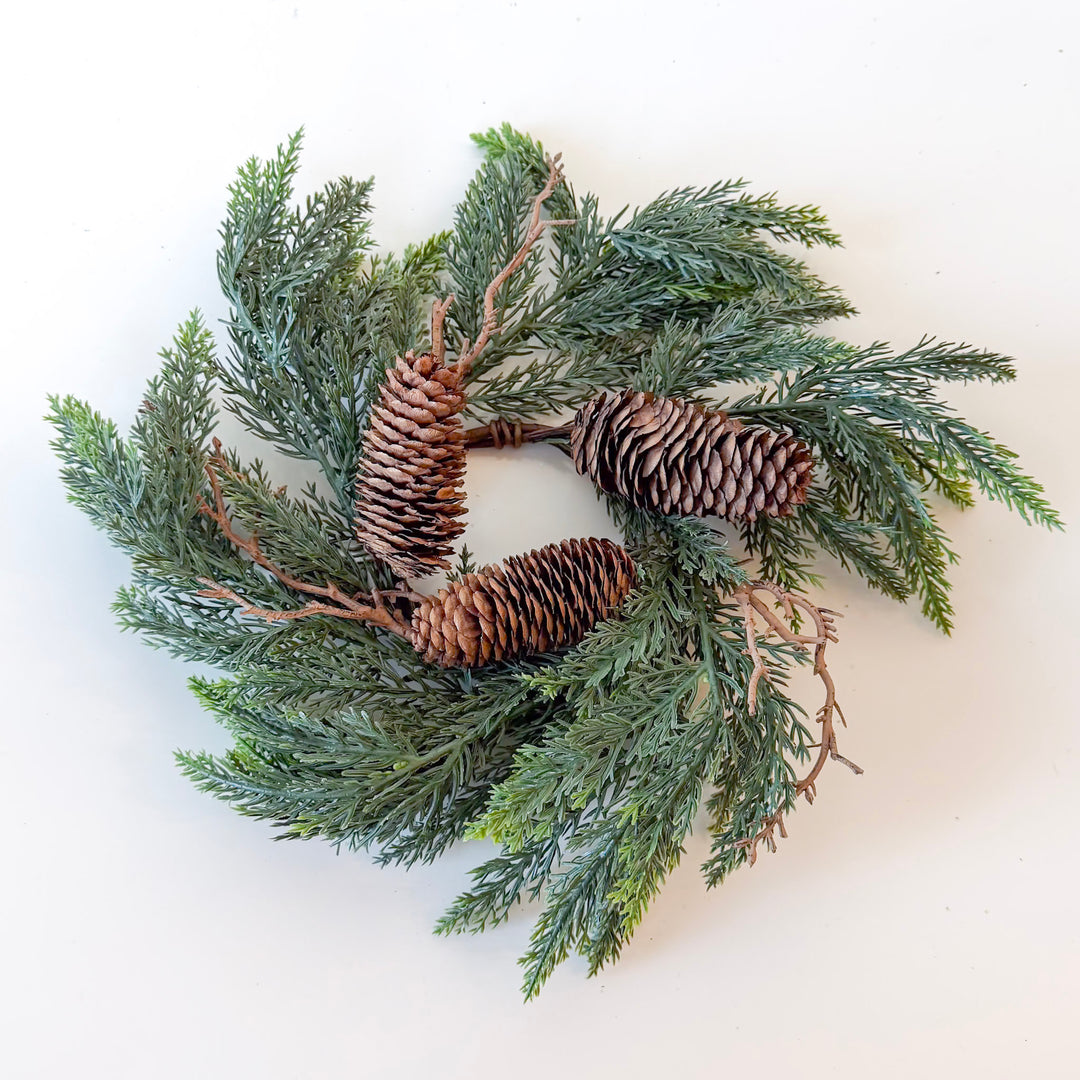 Sebastian Cedar & Pinecone Candle Ring