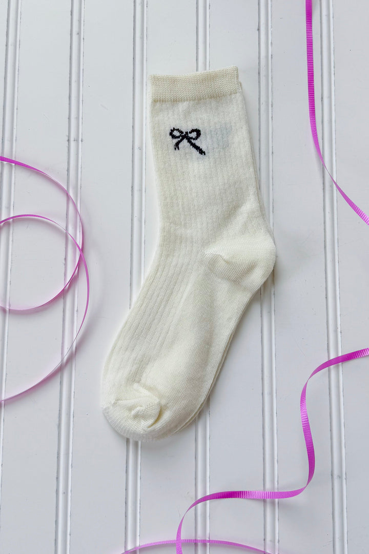 Dainty Bow Socks