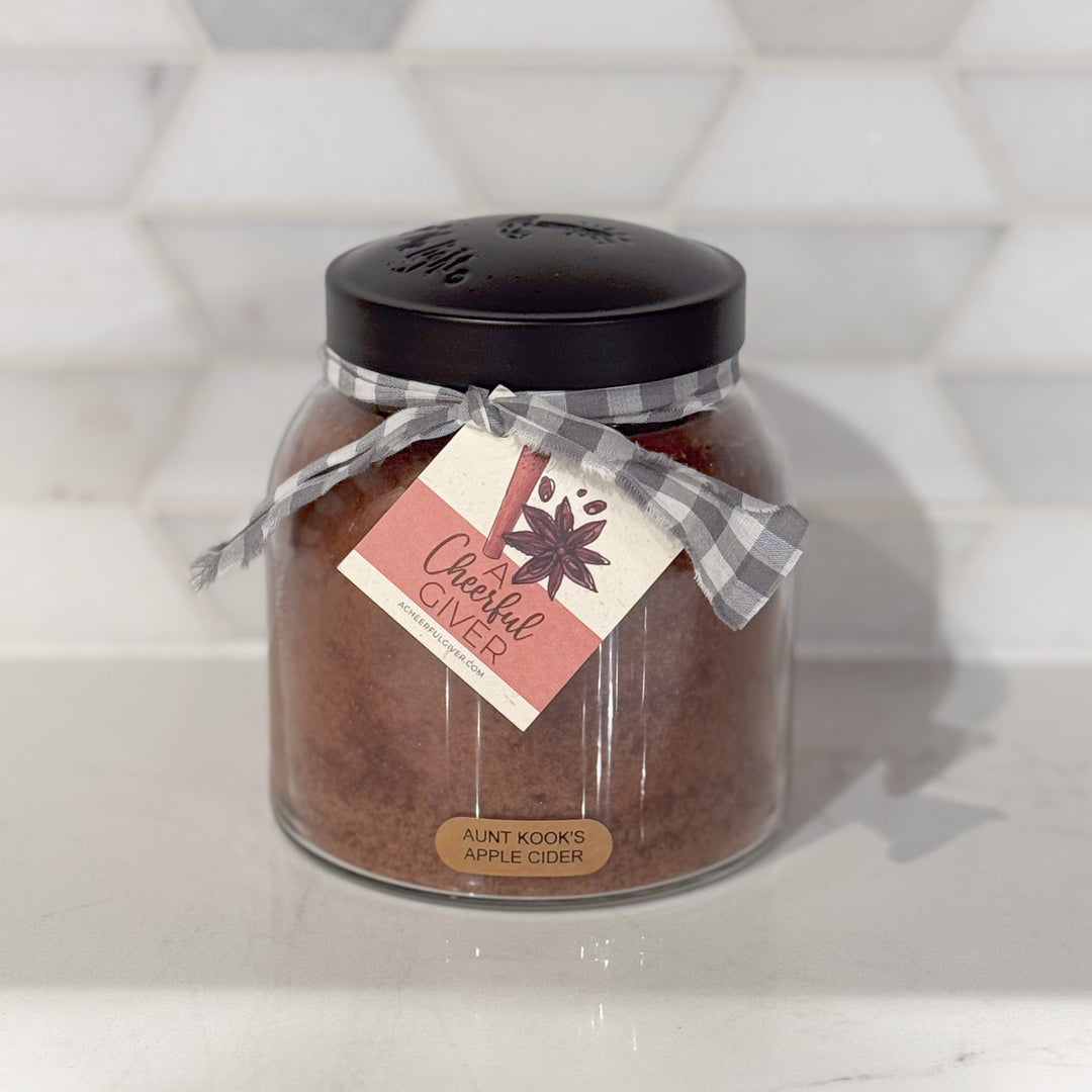 Aunt Kook's Apple Cider Jar Candle