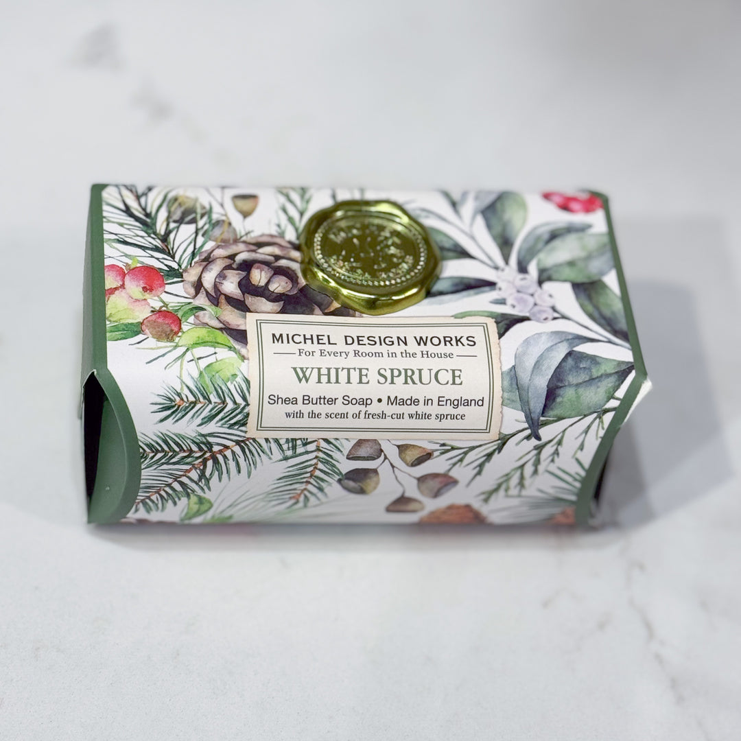 White Spruce Large Bath Soap Bar