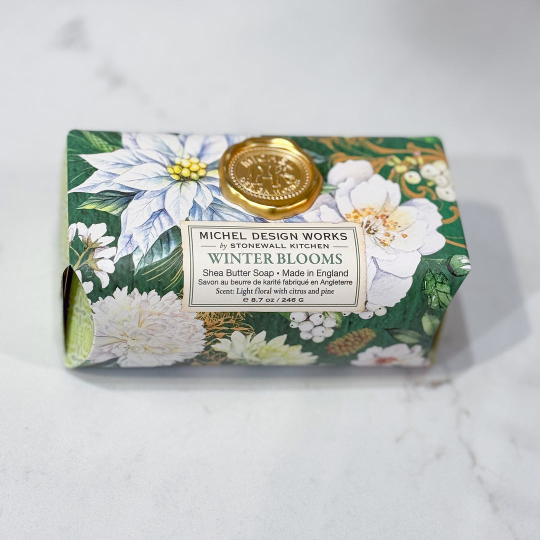 Winter Blooms Large Bath Soap Bar