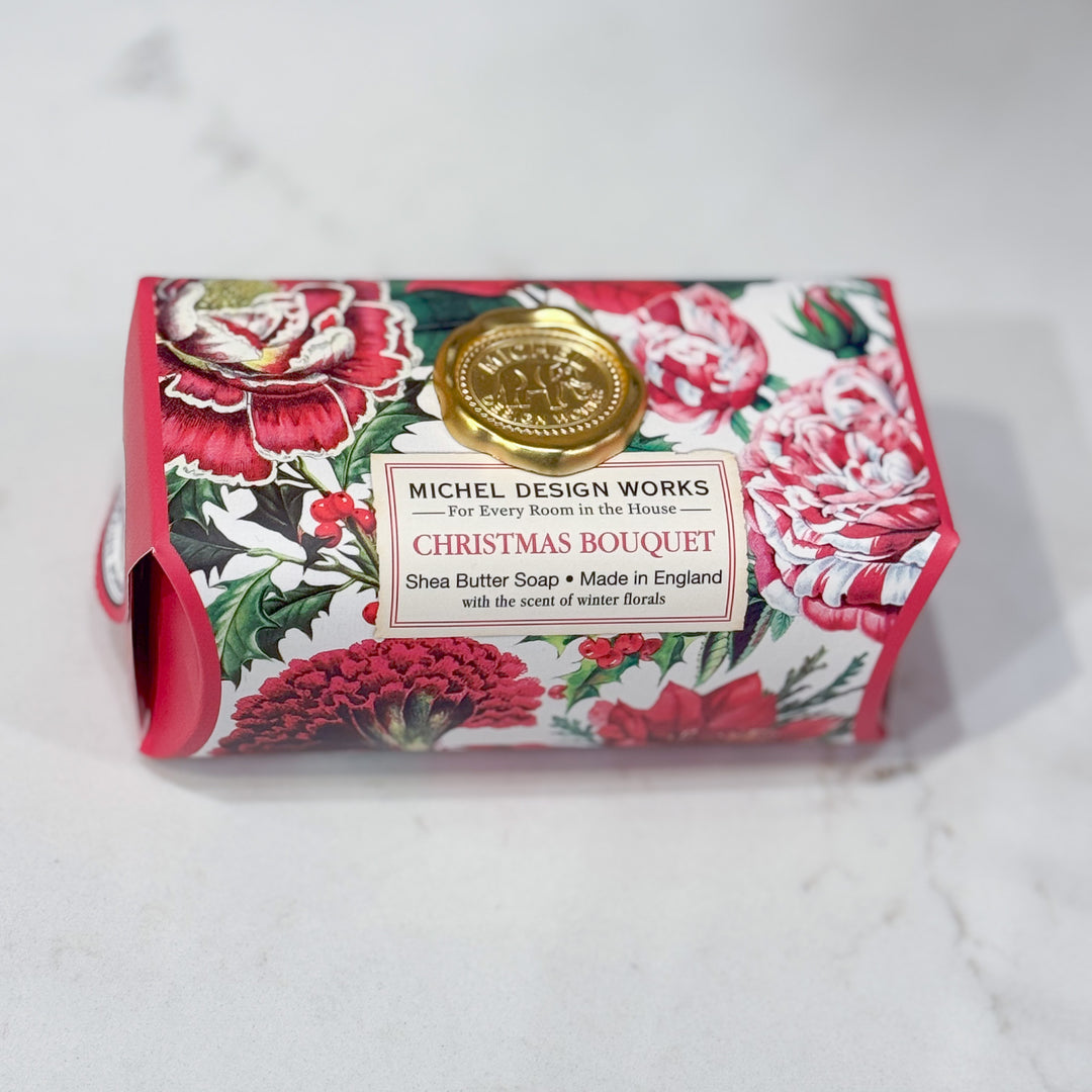 Christmas Bouquet Large Bath Soap Bar