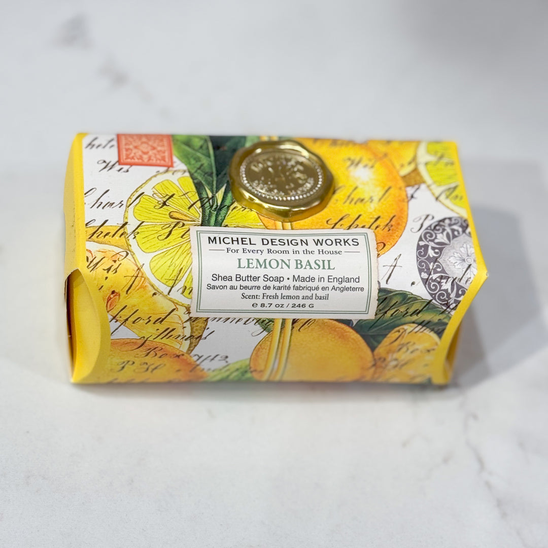 Lemon Basil Large Bath Soap Bar