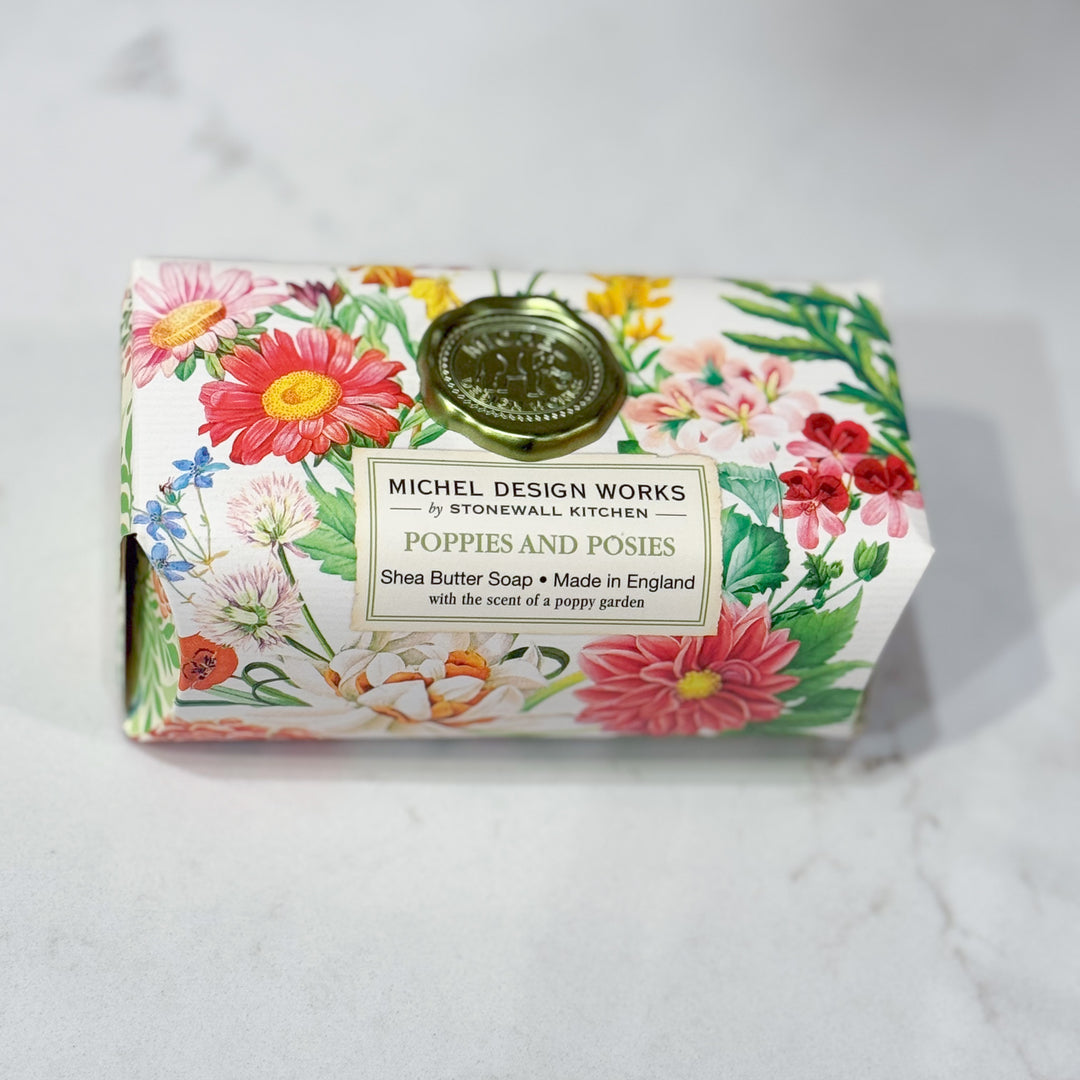 Poppies & Posies Large Bath Soap Bar