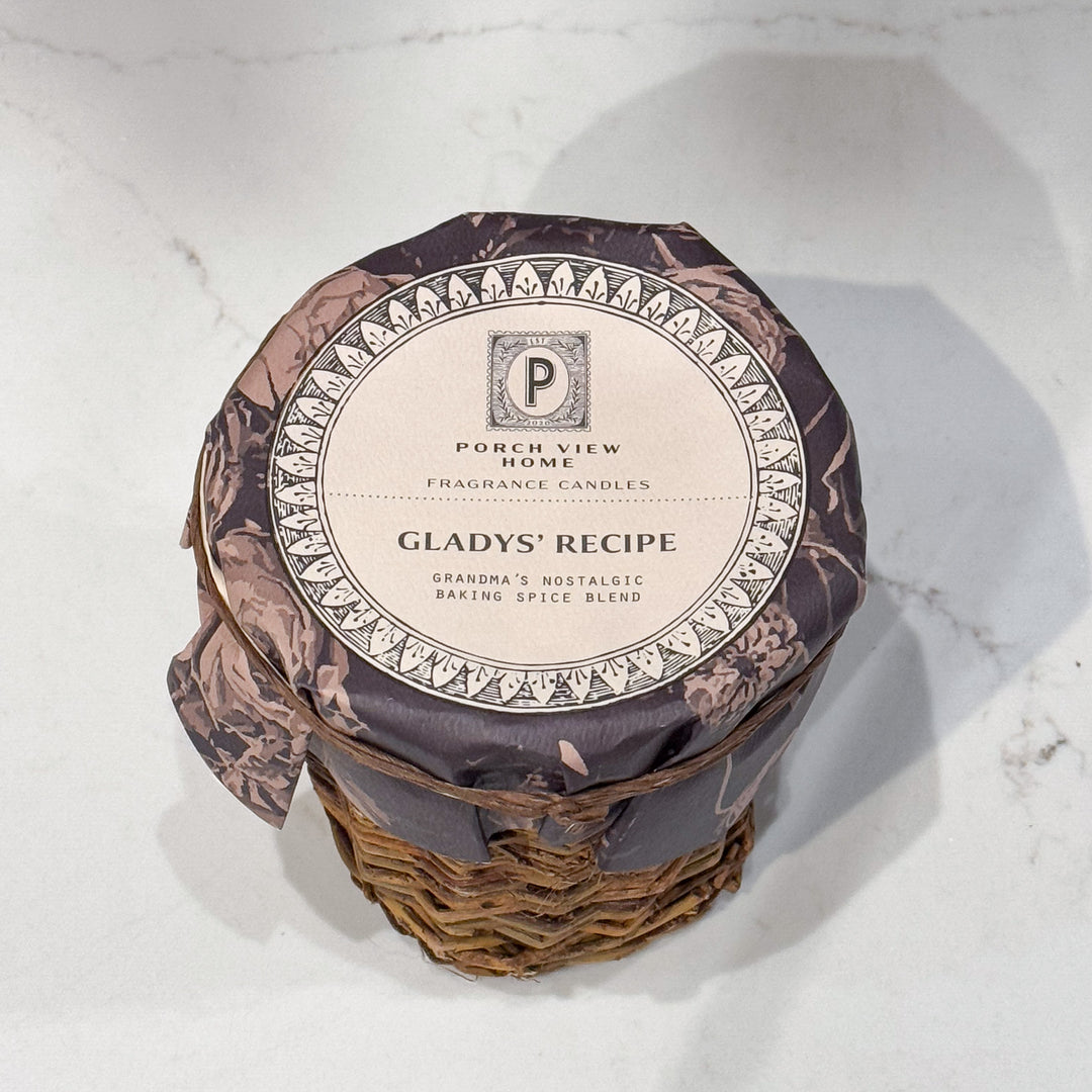 Glady's Recipe French Willow Candle