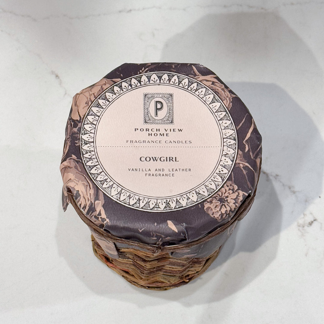 Cowgirl French Willow Candle