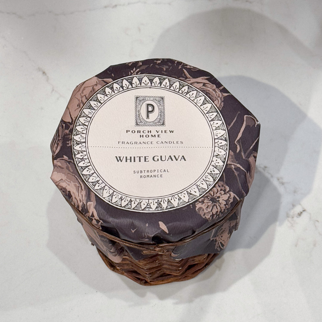 White Guava French Willow Candle
