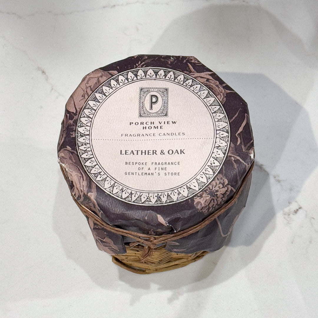 Leather & Oak French Willow Candle